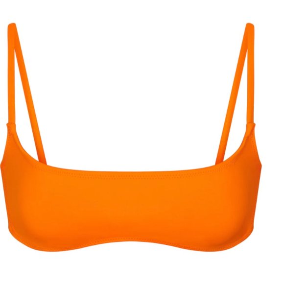 SIGNATURE SWIM Micro Scoop Bikini Top and Mid Coverage Bottoms - Picture 2 of 5